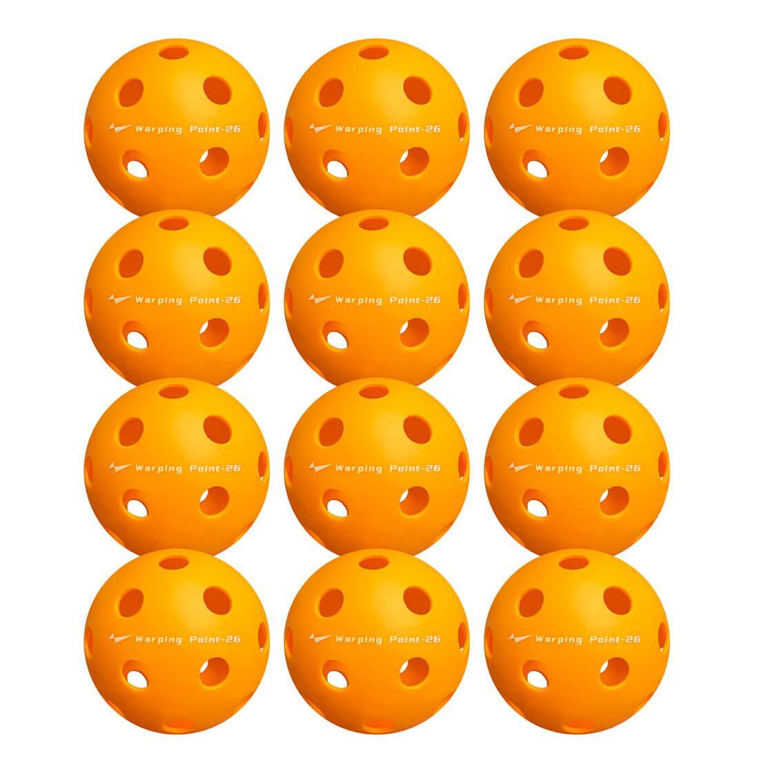 Indoor Practice Pickleballs - Orange